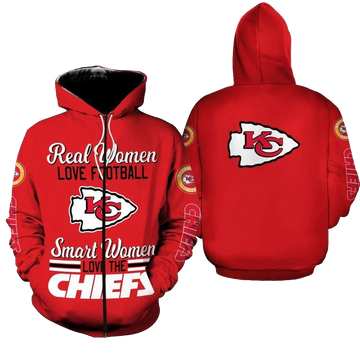 Kansas City Chiefs All Over Print Hoodie Unisex Football Fan Gift - Moonbestprint