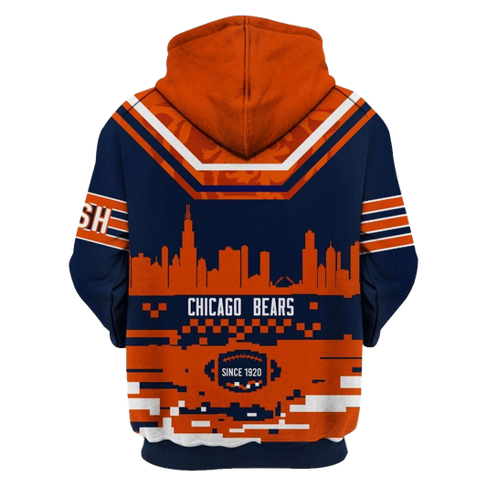 Chicago Bears Since 1920 AOP Hoodie -  Moonbestprint