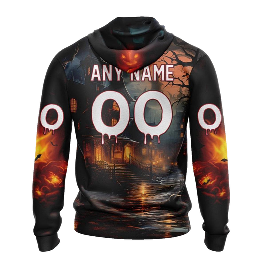 Chicago Bears Halloween Badut Mematikan IT AOP Hoodie -  Moonbestprint
