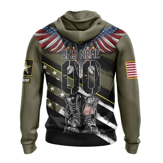 Personalized Buffalo Bills Veterans Honor The Fallen AOP Hoodie -  Moonbestprint