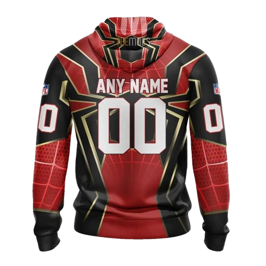 Personalized Buffalo Bills Spider Man Cosplay AOP Hoodie -  Moonbestprint