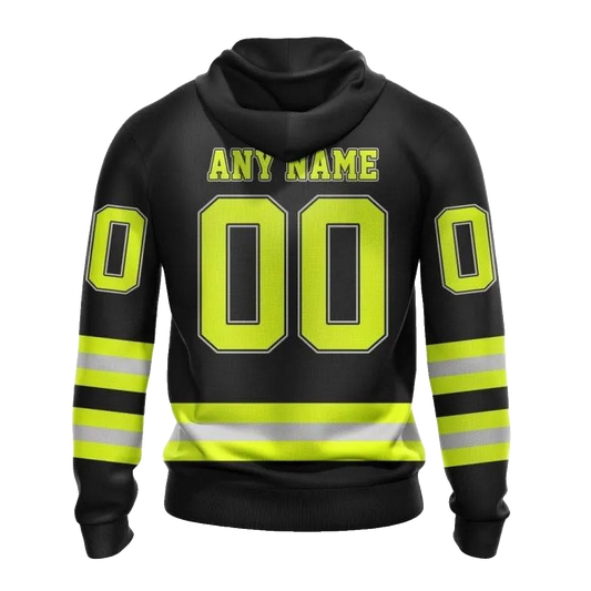 Personalized Buffalo Bills Special Firefighter Uniform AOP Hoodie -  Moonbestprint
