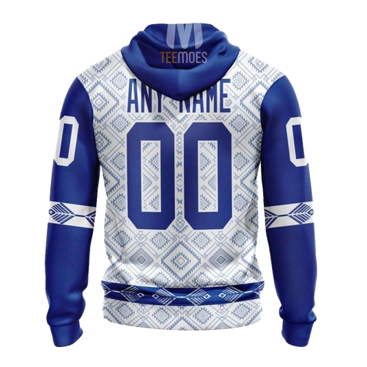 Personalized Buffalo Bills Native Pattern AOP Hoodie -  Moonbestprint