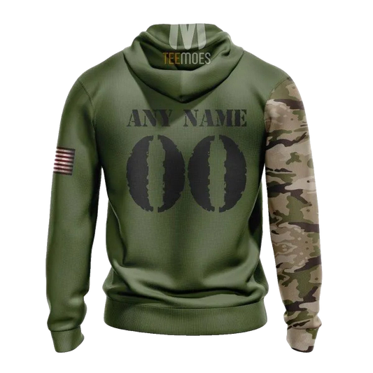 Personalized Buffalo Bills Green Camo Us Military AOP Hoodie -  Moonbestprint