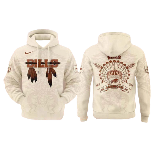 Buffalo Bills Native American Heritage Month AOP Hoodie -  Moonbestprint