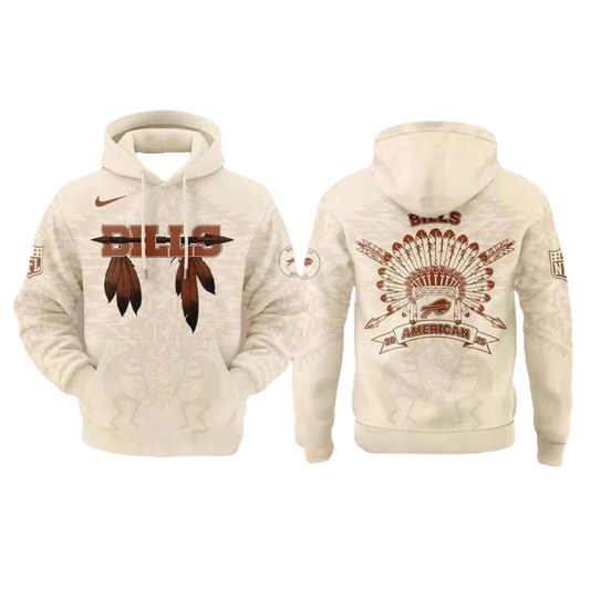 Buffalo Bills Native American Heritage Month AOP Hoodie -  Moonbestprint