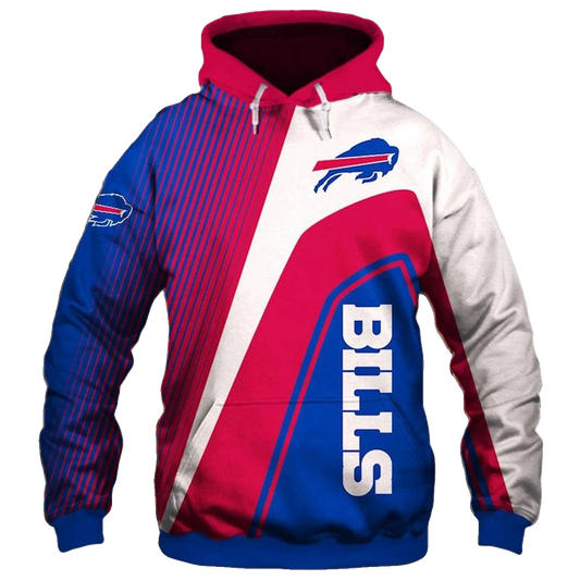 Buffalo Bills Logo Inside Me Blue White And Red AOP Hoodie -  Moonbestprint