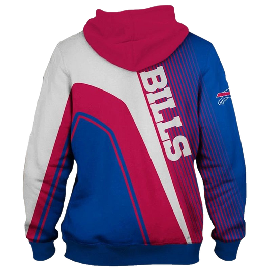 Buffalo Bills Logo Inside Me Blue White And Red AOP Hoodie -  Moonbestprint