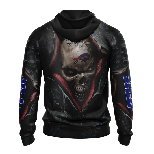 Buffalo Bills Clown Halloween AOP Hoodie -  Moonbestprint