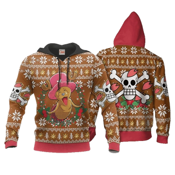 Happy Chopper Ugly Christmas One Piece Anime Manga For Men And Women 3d Hoodie Zip Hoodie Moonbestprint