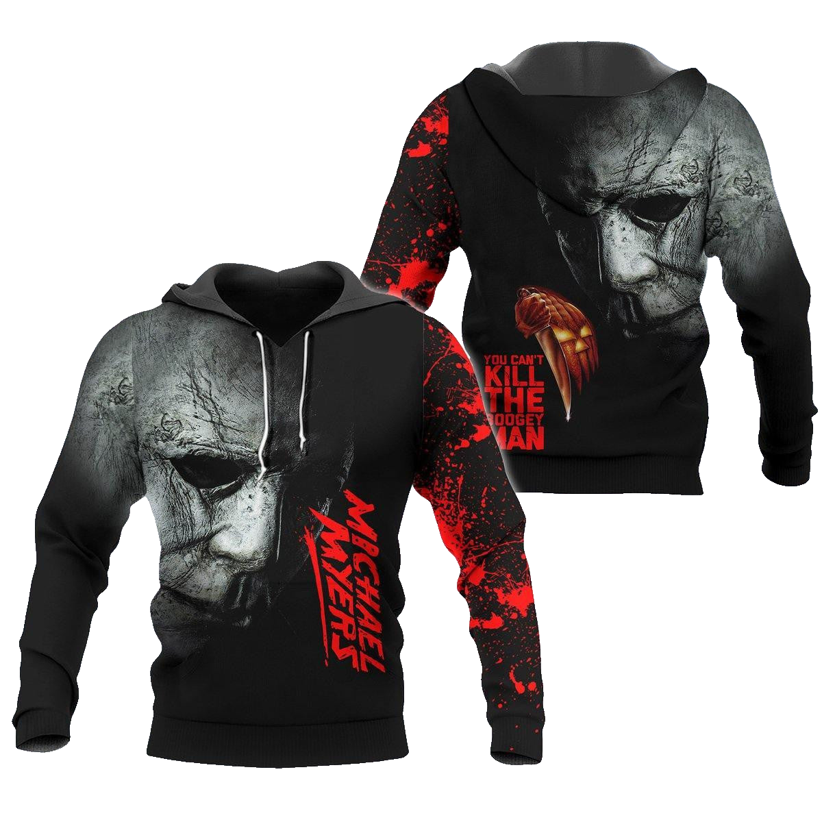 Michael Myers Hoodie And Zip Hoodie 2, Gift For Fan 3d All Over Print Shirt Hoodie Moonbestprint
