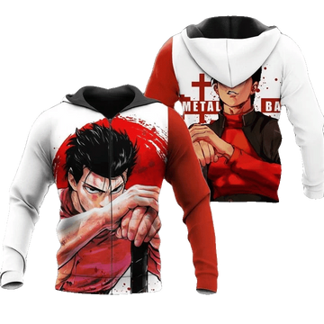 Metal Bat Anime Manga One Punch Man For Men And Women 3d Hoodie Zip Hoodie Moonbestprint