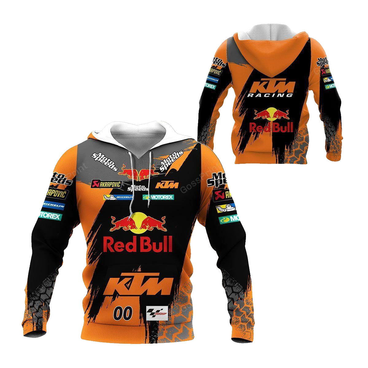 Moto Speeds, Motogp Red Bull Ktm Racing All Over Print Hoodie, Zip Hoodie 22 Moonbestprint