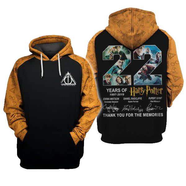 Harry Potter Thank You For The Memories Movies 2k544 Lover Gift ,harry Potter All Over Print 3d Hoodie Moonbestprint