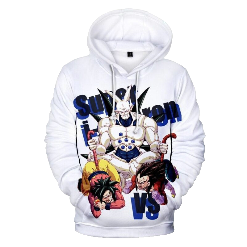 Goku With Vegeta And Omega Shenron Cartoon Dragon Ball Anime Manga 2 Over Print 3d Hoodie Zip Hoodie Moonbestprint
