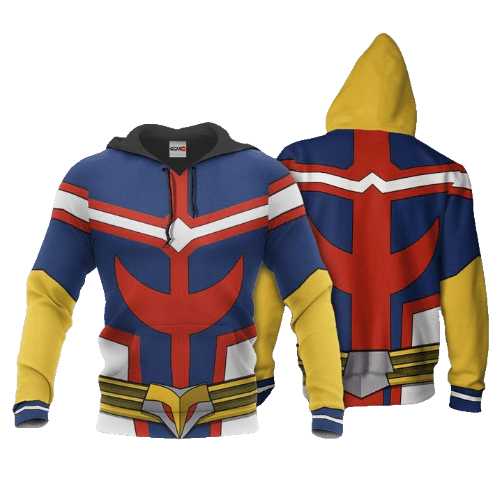 All Might My Hero Academia Anime Manga For Men And Women 3d Hoodie Zip Hoodie Moonbestprint