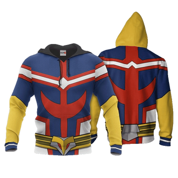 All Might My Hero Academia Anime Manga For Men And Women 3d Hoodie Zip Hoodie Moonbestprint
