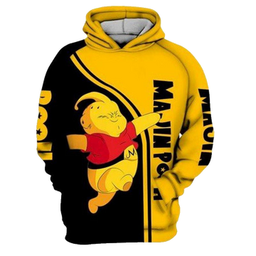 Winnie The Pooh Majin Buu Dragon Ball Z 3d Hoodie 2 Moonbestprint