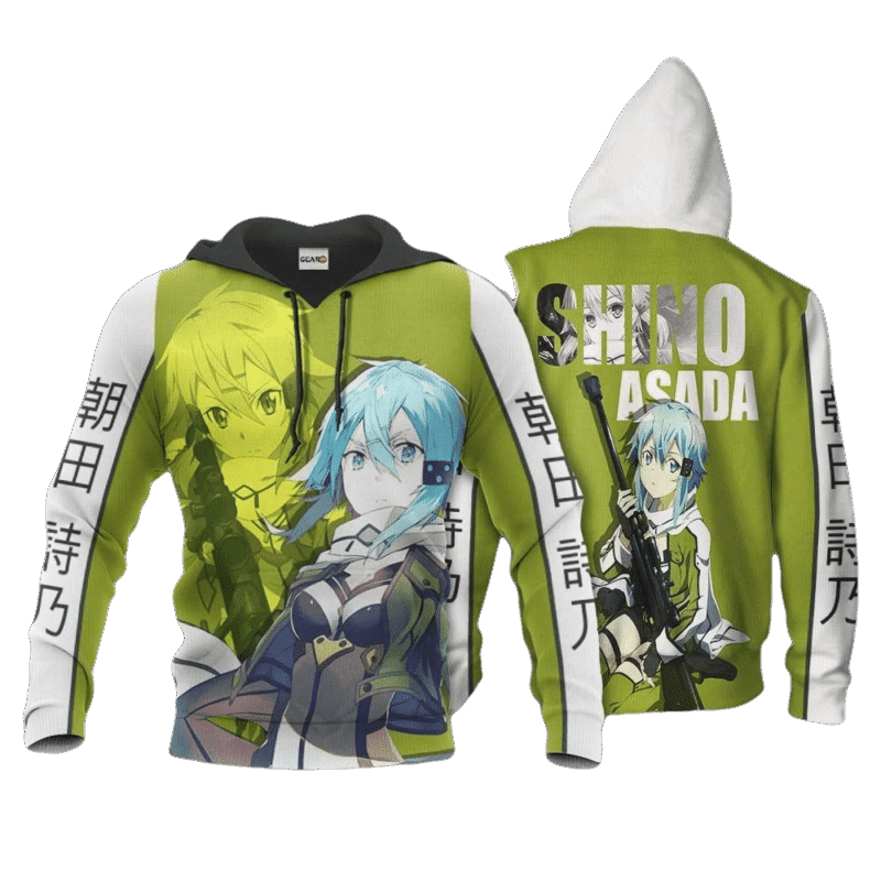 Shino Asada Anime Manga Sword Art Online For Men And Women 3d Hoodie Zip Hoodie Moonbestprint