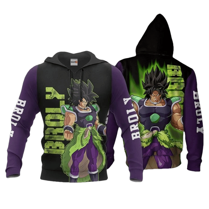 Broly Anime Manga Dragon Ball For Men And Women 3d Hoodie Zip Hoodie Moonbestprint
