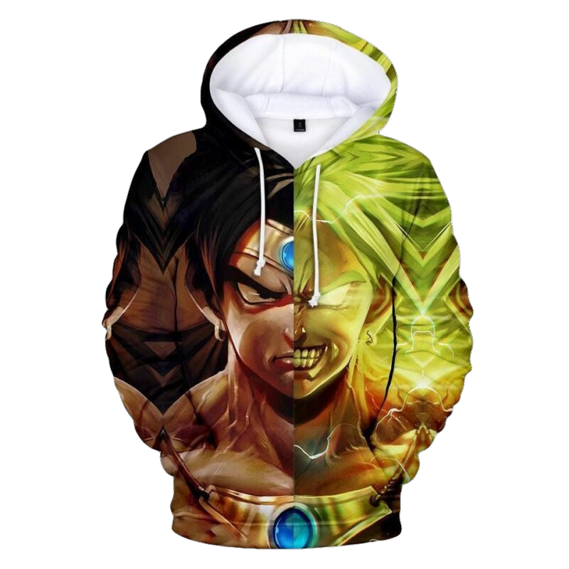 Goku Broly Anime Manga Dragon Ball Gift For Men And Women Over Print 3d Hoodie Zip Hoodie Moonbestprint