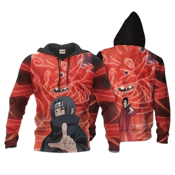 Susanoo And Uchiha Itachi Anime Manga Naruto 2 For Men And Women 3d Hoodie Zip Hoodie Moonbestprint