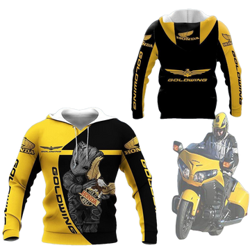 Honda Gold Wing Shirt Fan Gift 194, Stylist Unisex 3d Hoodie Zip Hoodie Moonbestprint