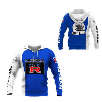 Nissan Gtr Blue, Nissan Lover Gift All Over Print Hoodie, Zip Hoodie 198 Moonbestprint