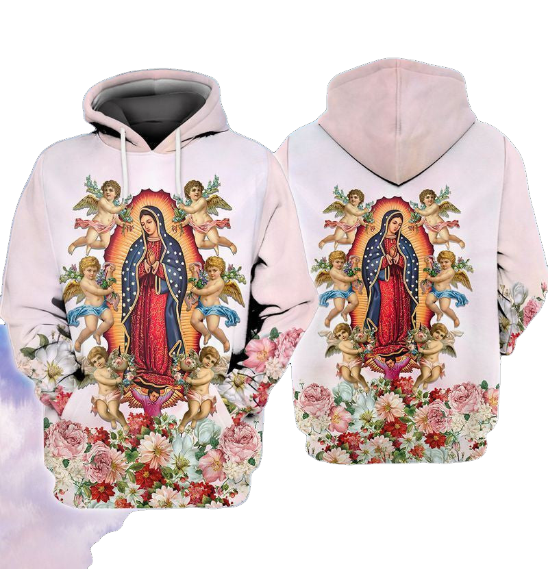 Our Lady Of Guadalupe For Men And Women 3d Hoodie Zip Hoodie Moonbestprint