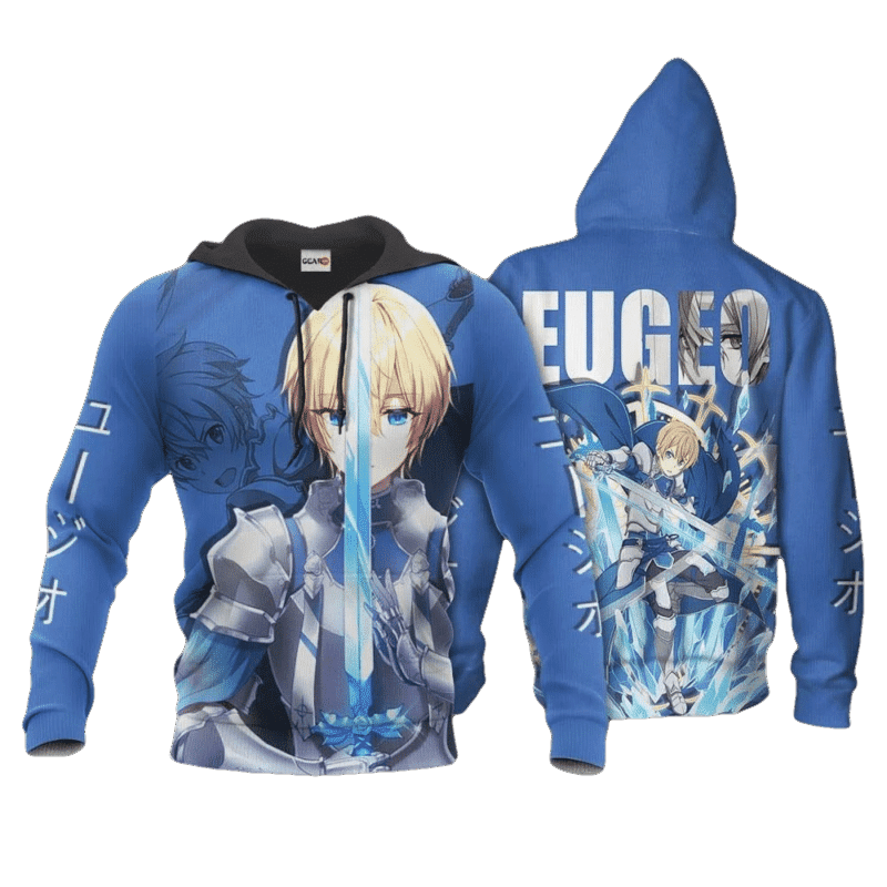 Eugeo Anime Manga Sword Art Online For Men And Women 3d Hoodie Zip Hoodie Moonbestprint