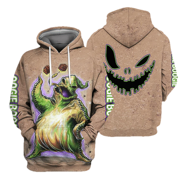 Oogie Boogie Jack Skellington The Nightmare Before Christmas 89 Fan Gift Stylist Unisex Cartoon Graphic Outfits Aop Hoodie, Zip Hoodie Moonbestprint