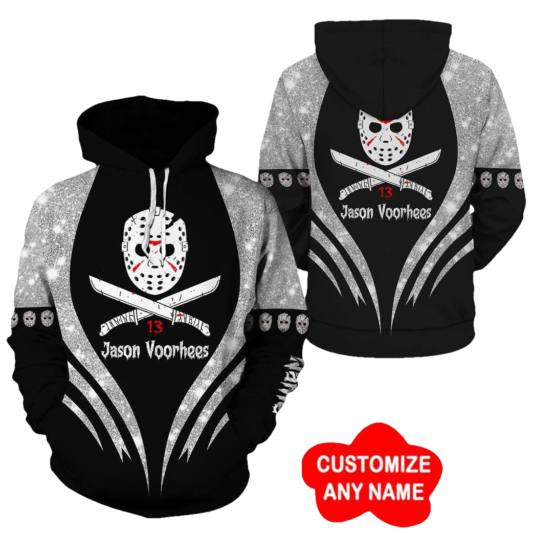 Personalized 13 Jason Voorhees Hoodie And Zip Hoodie 3, Gift For Fan 3d All Over Print Shirt Hoodie Moonbestprint