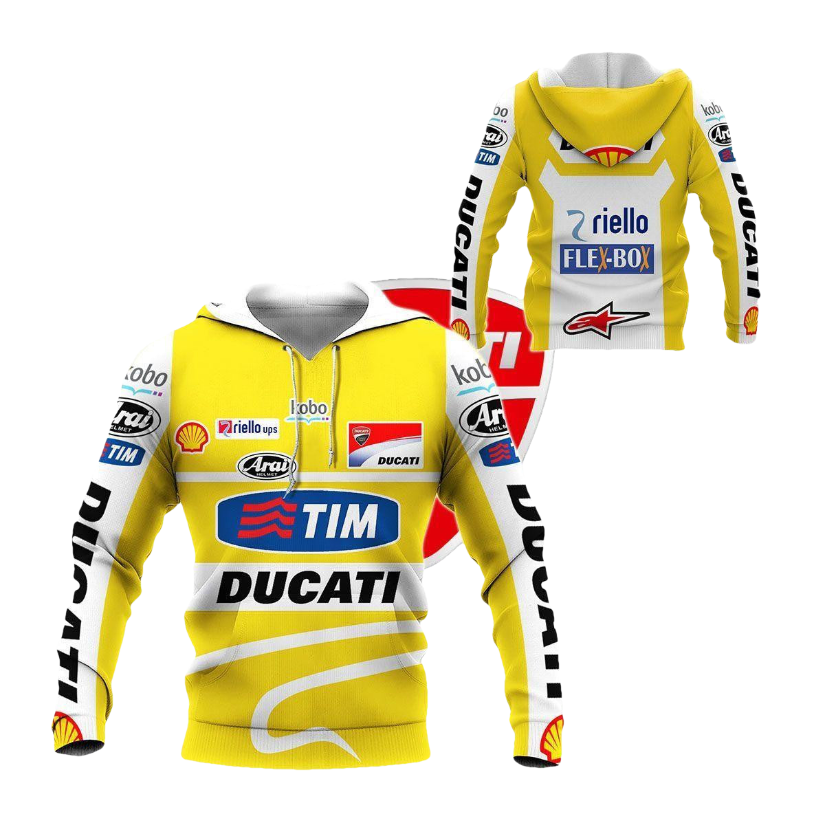Ducati Racing All Over Print Hoodie, Zip Hoodie 471 Moonbestprint