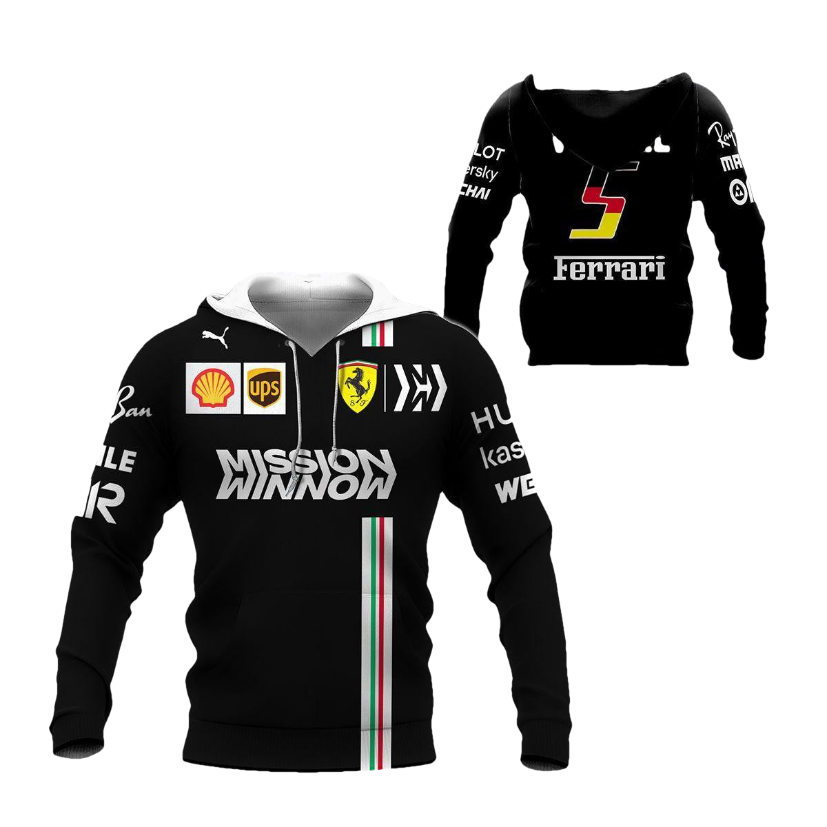Sebastian Vettel Ferrari Racing Car F1 7k981 Fan Gift 3d Zip Hoodie Hoodie Ii0 Moonbestprint