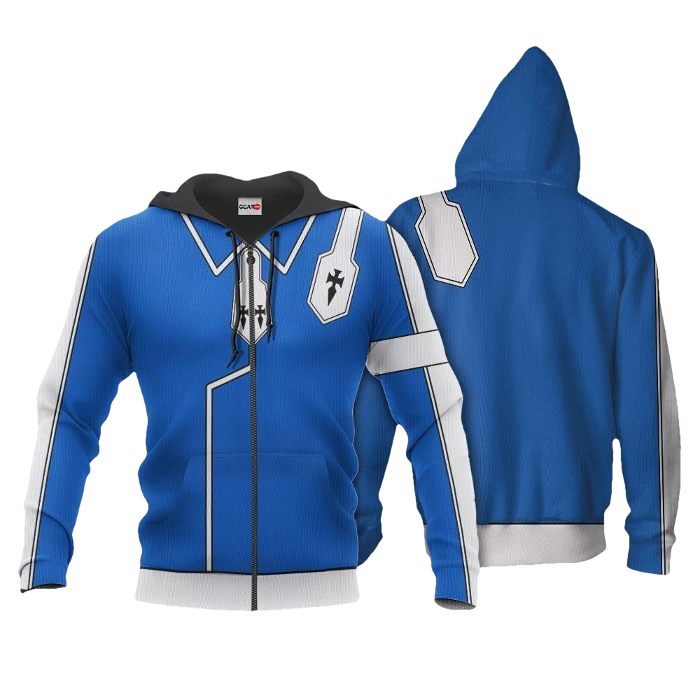 Sword Art Online Eugeo Uniform Anime 3k427 Fan Gift Stylist Unisex Cartoon 3d Hoodie Zip Hoodie Moonbestprint