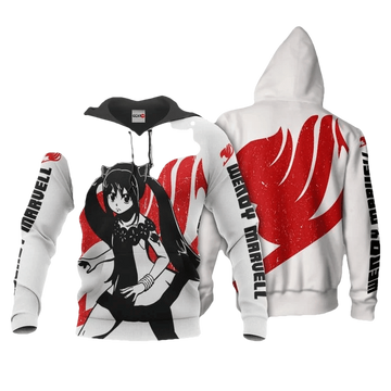 Wendy Marvell Anime Manga Fairy Tail Silhouette 2 For Men And Women 3d Hoodie Zip Hoodie Moonbestprint
