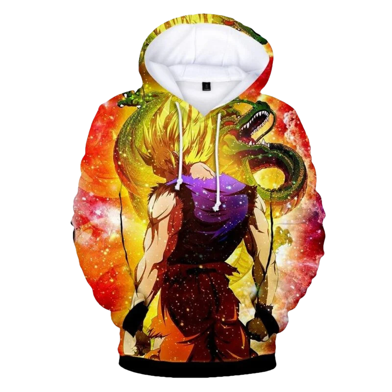 Goku Cartoon Dragon Ball Anime Manga 4 Over Print 3d Hoodie Zip Hoodie Moonbestprint