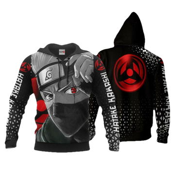 Hatake Kakashi Sharingan Eye Naruto Anime 3k462 Fan Gift Stylist Unisex Cartoon 3d Hoodie Zip Hoodie 1573 Moonbestprint