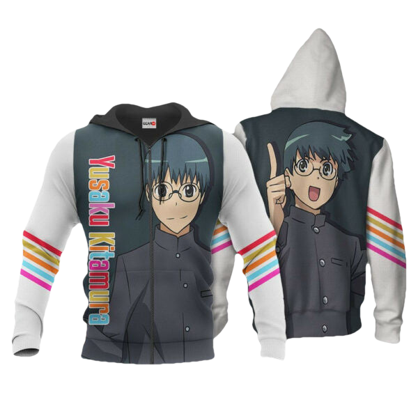 Toradora Yusaku Kitamura Anime 3k171 Fan Gift Stylist Unisex Cartoon 3d Hoodie Zip Hoodie 2696 Moonbestprint