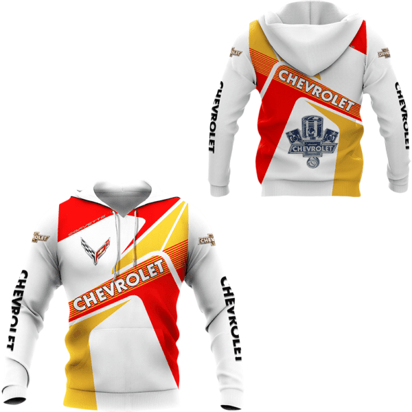 Chevrolet Corvette Shirt Fan Gift 838, Stylist Unisex 3d Hoodie Zip Hoodie 1086 Moonbestprint