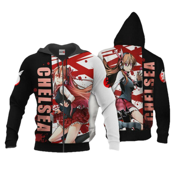 Akame Ga Kill Chelsea Anime 3k166 Fan Gift Stylist Unisex Cartoon 3d Hoodie Zip Hoodie 951 Moonbestprint