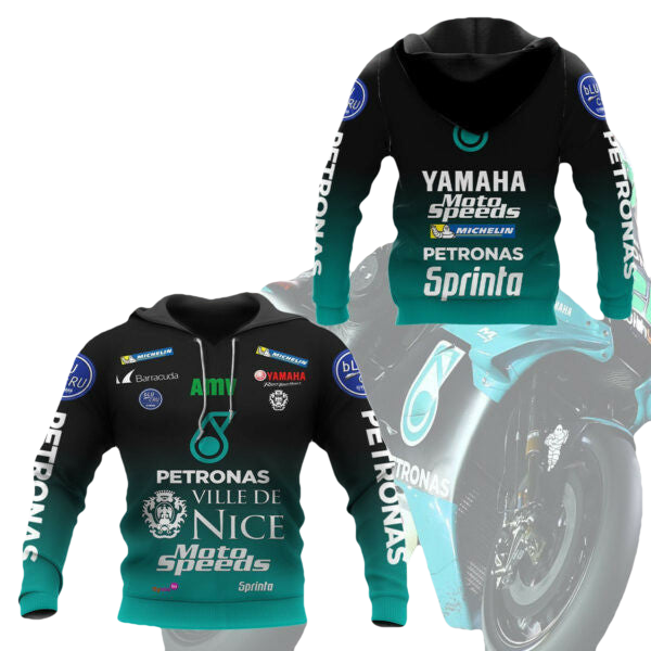 Petronas Yamaha Shirt Fan Gift 164, Stylist Unisex 3d Hoodie Zip Hoodie 2420 Moonbestprint