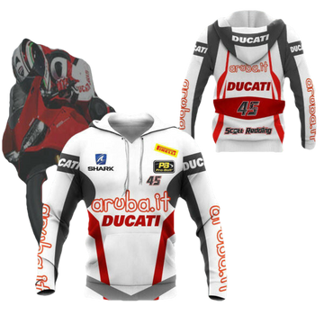 Ducati Shirt Fan Gift 228, Stylist Unisex 3d Hoodie Zip Hoodie 1188 Moonbestprint