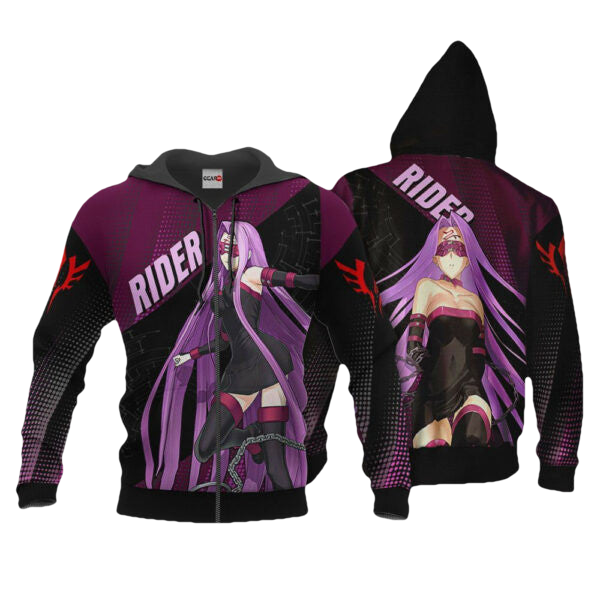 Fate Stay Night Rider Anime 3k176 Fan Gift Stylist Unisex Cartoon 3d Hoodie Zip Hoodie 1720 Moonbestprint