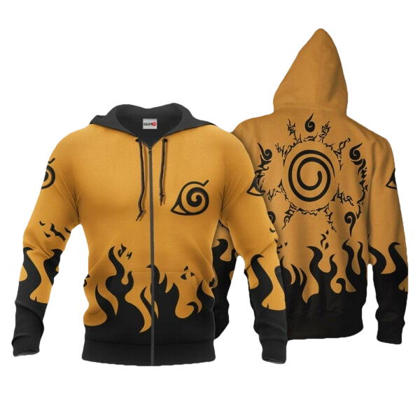Naruto Kurama Seal Naruto Symbol Anime 3k410 Fan Gift Stylist Unisex Cartoon 3d Hoodie Zip Hoodie 2780 Moonbestprint