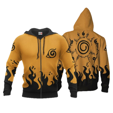 Naruto Kurama Seal Naruto Symbol Anime 3k410 Fan Gift Stylist Unisex Cartoon 3d Hoodie Zip Hoodie 2780 Moonbestprint