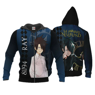 The Promised Neverland Ray Anime 3k362 Fan Gift Stylist Unisex Cartoon 3d Hoodie Zip Hoodie 2022 Moonbestprint
