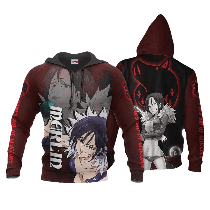 Boars Sin Of Gluttony Merlin Seven Deadly Sins Anime Manga For Men And Women 3d Hoodie Zip Hoodie Moonbestprint