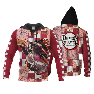 Demon Slayer Nezuko Anime 2k843 Fan Gift Stylist Unisex Cartoon 3d Hoodie Zip Hoodie 1707 Moonbestprint
