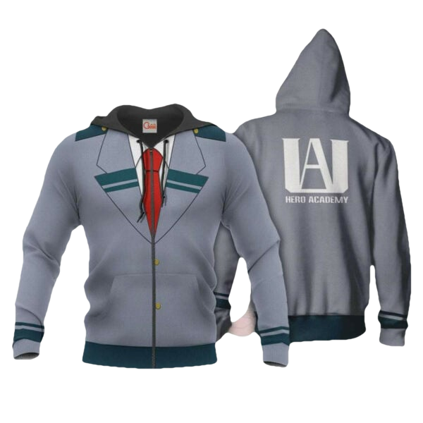 My Hero Academia School Uniform Anime 2k983 Fan Gift Stylist Unisex Cartoon 3d Hoodie Zip Hoodie 2645 Moonbestprint
